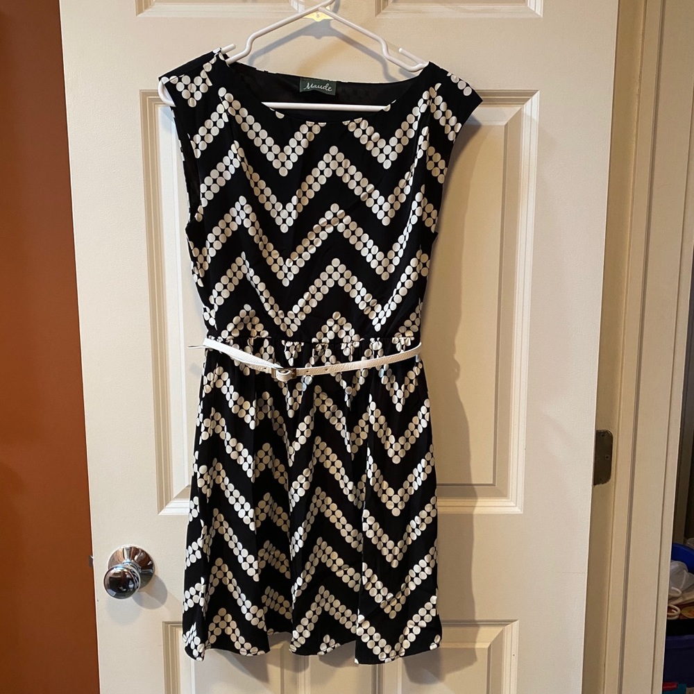 Black and white dress